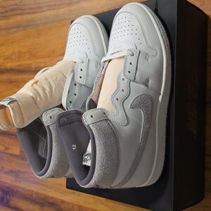 NEW Nike Jordan Air Ship PE SP Mens Size 12 White Grey